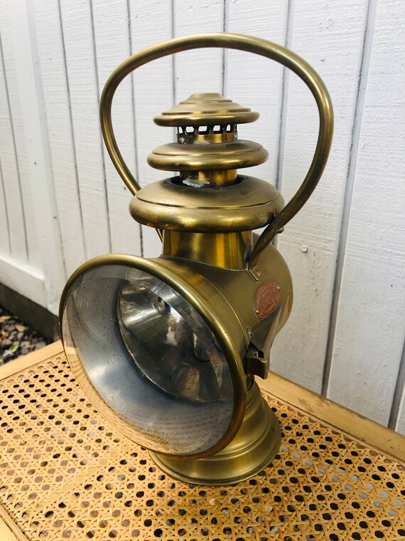 Antique Brass Carriage Lamp Horse Carriage Lamp Solar 41A Etsy