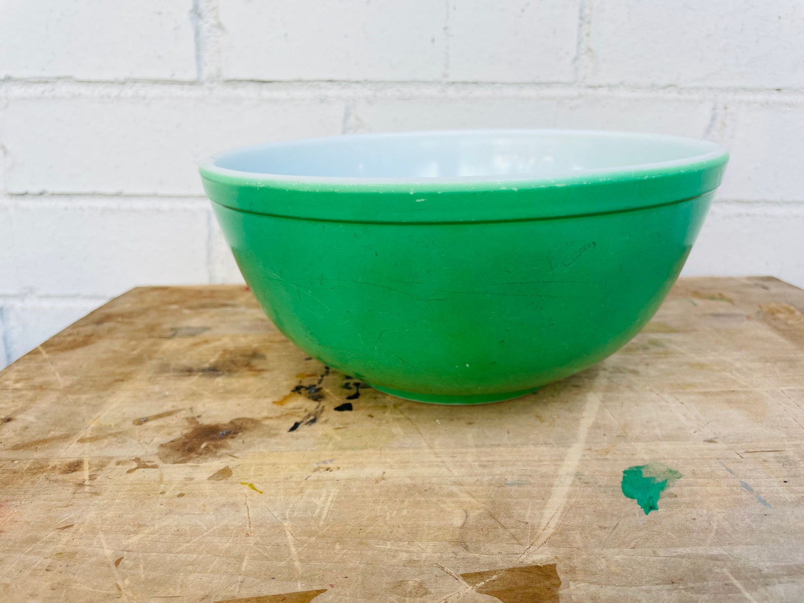 Vintage Medium Pyrex Bowl/ivy Pattern - Etsy