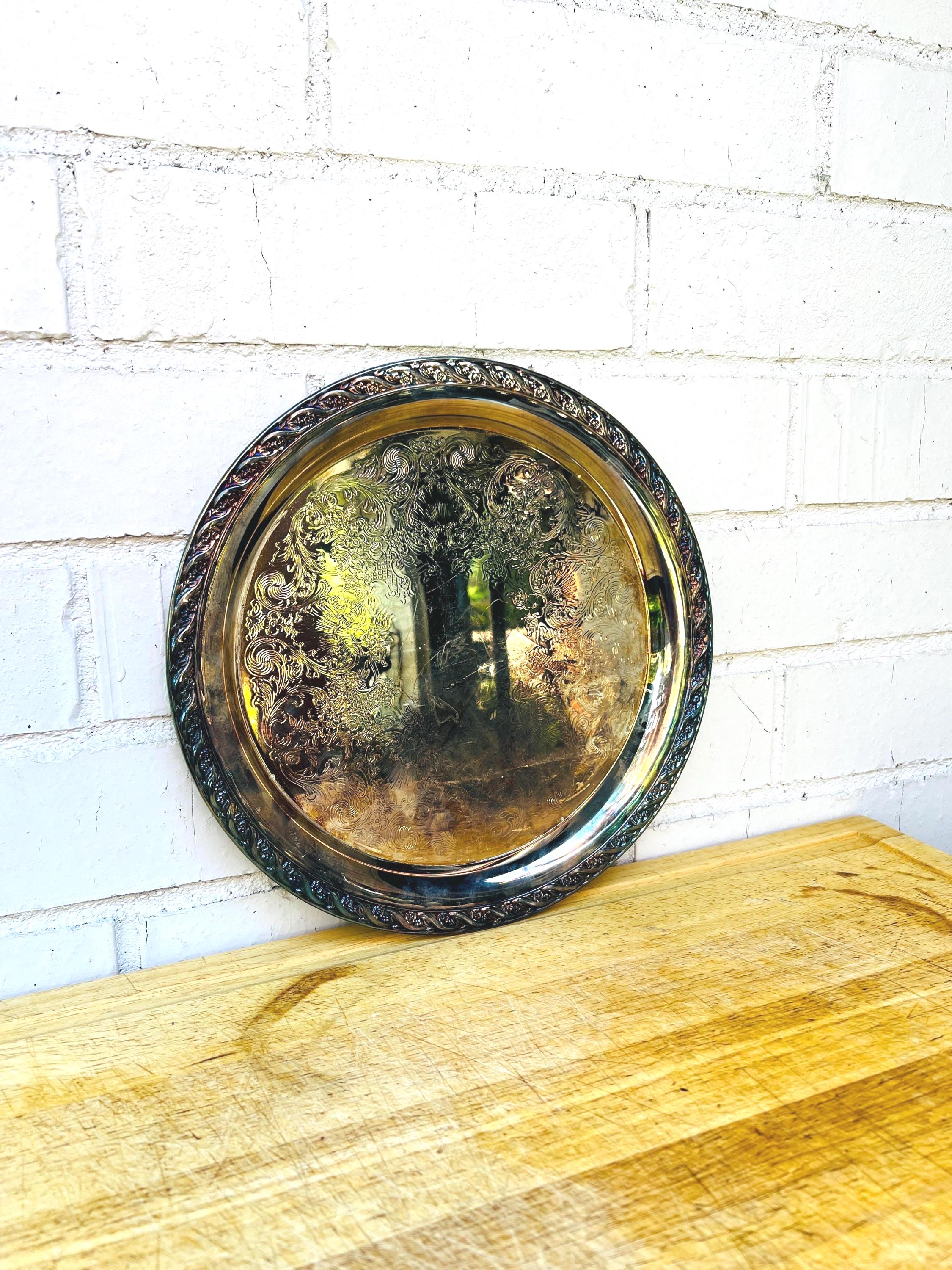 International Silver Tray - Etsy