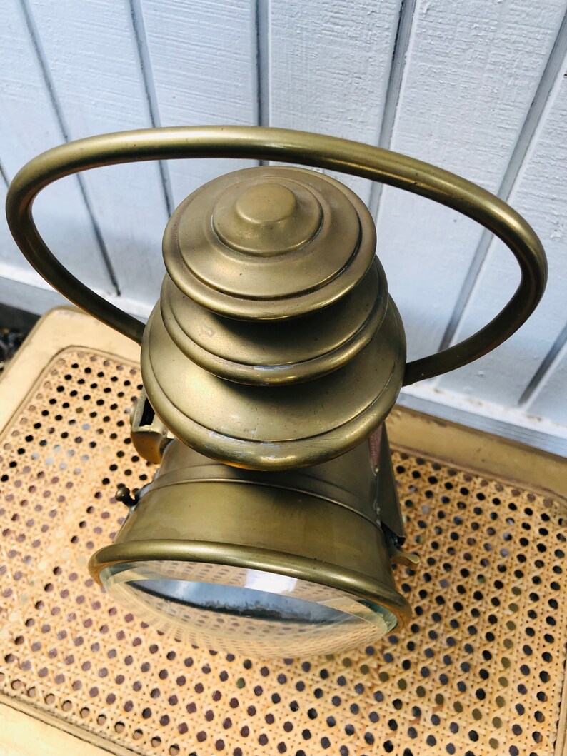 Antique Brass Carriage Lamp Horse Carriage Lamp Solar 41A Etsy