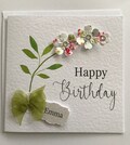 3D Personalised Birthday card, Handmade in the UK