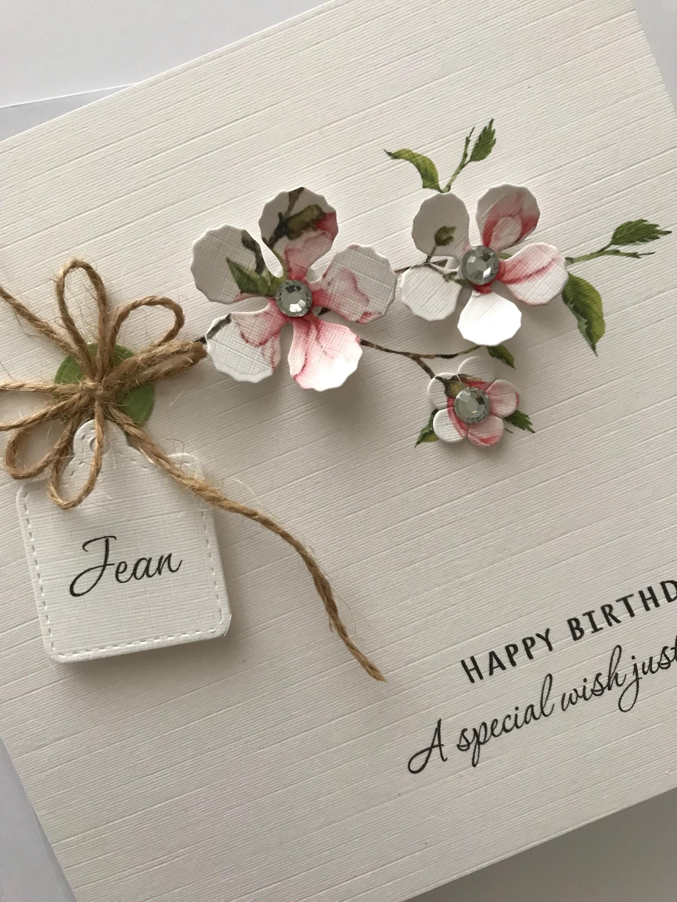 3D Personalised Birthday Card, Handmade in the UK - Etsy UK