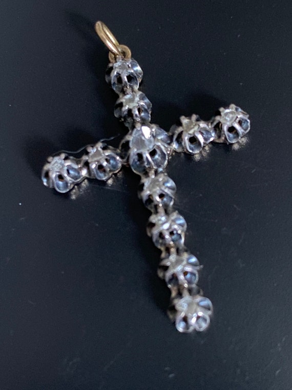 Antique diamond cross