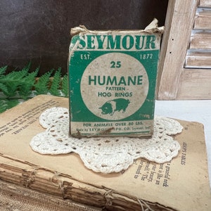 Seymour Humane Pattern Hog Rings