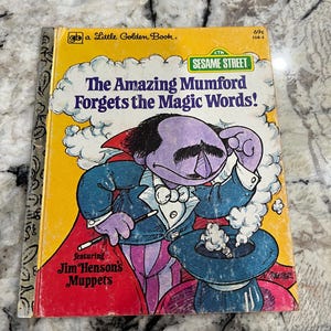 The Amazing Mumford Forgets the Magic Words! Little Golden Book 1979