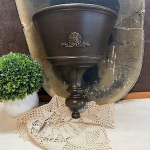 Homco Wall Planter Wood Look 1963