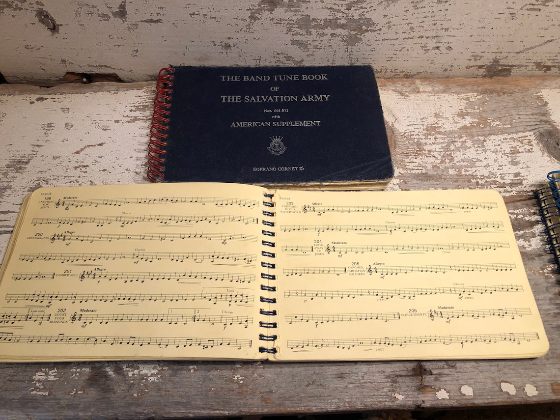 Salvation Army Band Tune Book Etsy