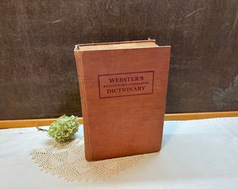 Webster's Multi Pictured Encyclopedia Dictionary 1945 Tabbed