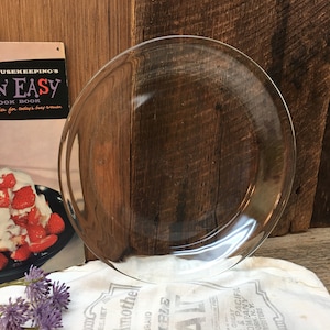 Fire King Pie Plate 9 Inch Anchor Hocking Clear