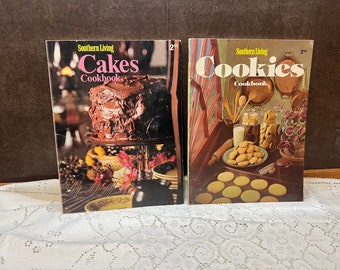 Southern Living Cakes or Cookies Cookbook Paperback 1980's