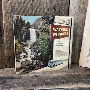 Greyhound Lines Advertisement Wayside Wonders