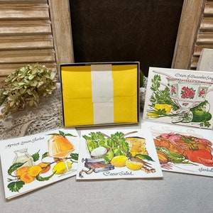 Current Gourmet Recipe Notes Boxed Set of 12