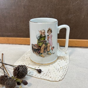 Norman Rockwell Mug The Cobbler 1986