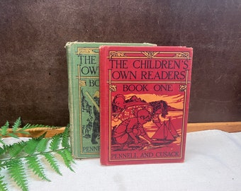 1920's The Children's Own Readers Book Three and Book One