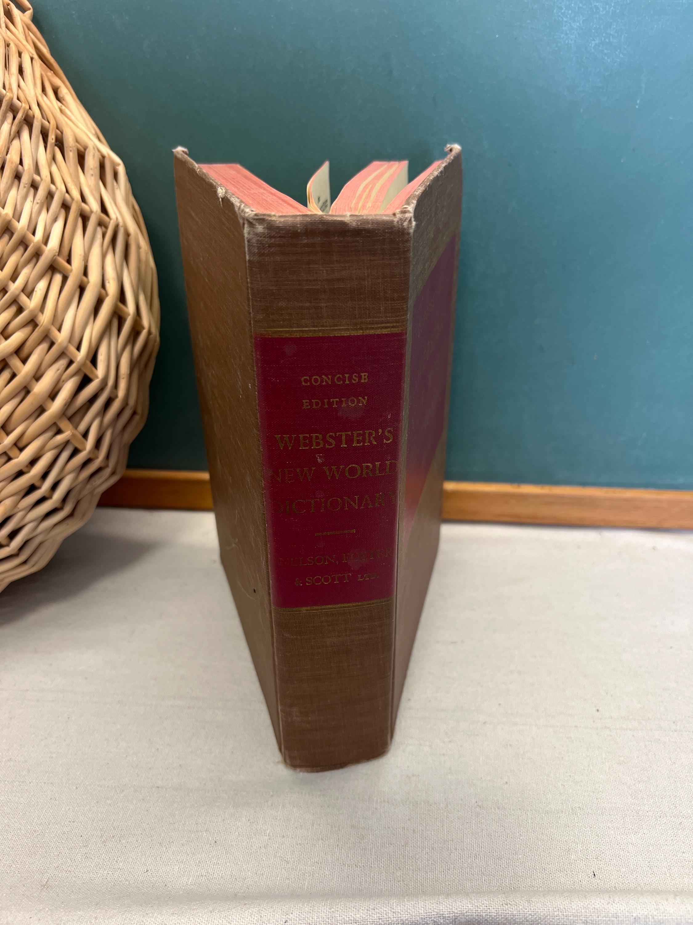 Concise Edition Webster's New World Dictionary 1964 - Etsy