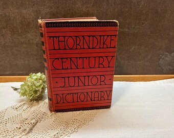 Thorndike Century Junior Dictionary 1935 Illustrated