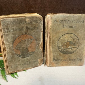 Antique Everyday Classics Children&#39;s Books Set of Two