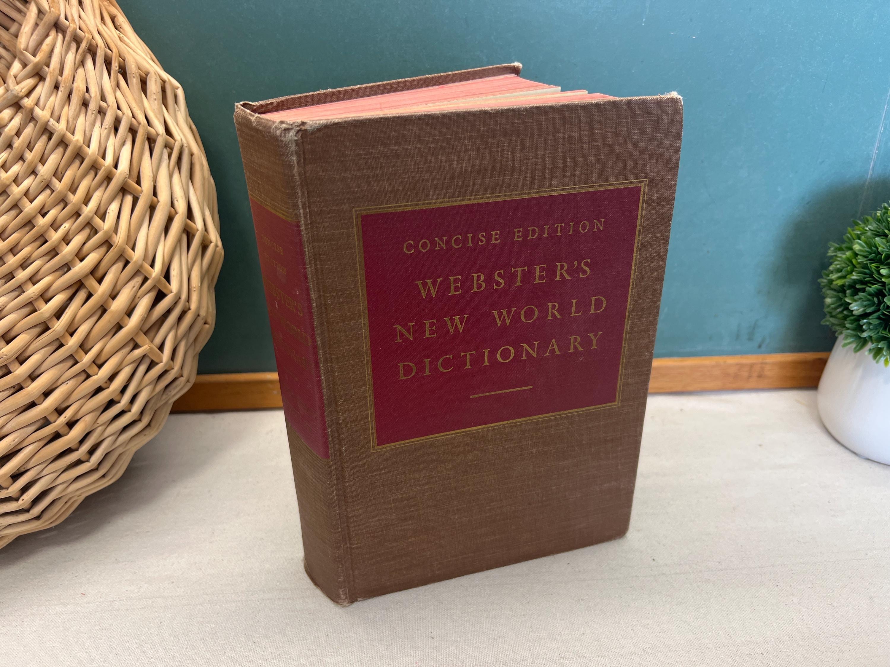 Old Webster Library Dictionary - Etsy