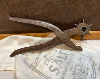 antique leather punch