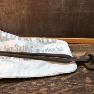 Vintage Wire Nipers Blacksmith Tongs Farm Tool