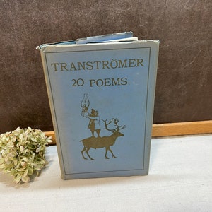 Rare First Edition Transtromer 20 Poems 1970