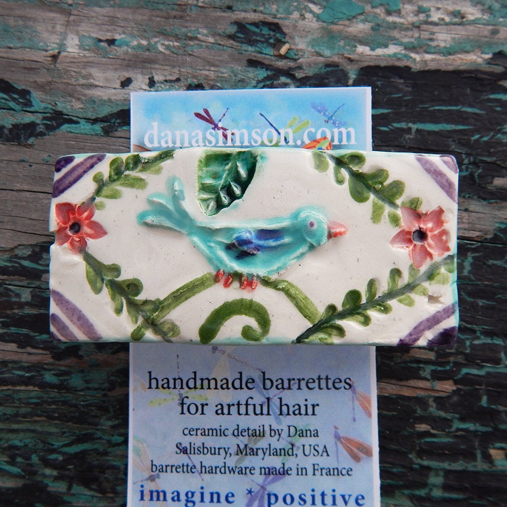 Ceramic Barrettes - Etsy display picture 3