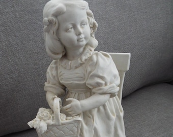 Vintage bisque porcelaine PARIAN 19eme s poupée