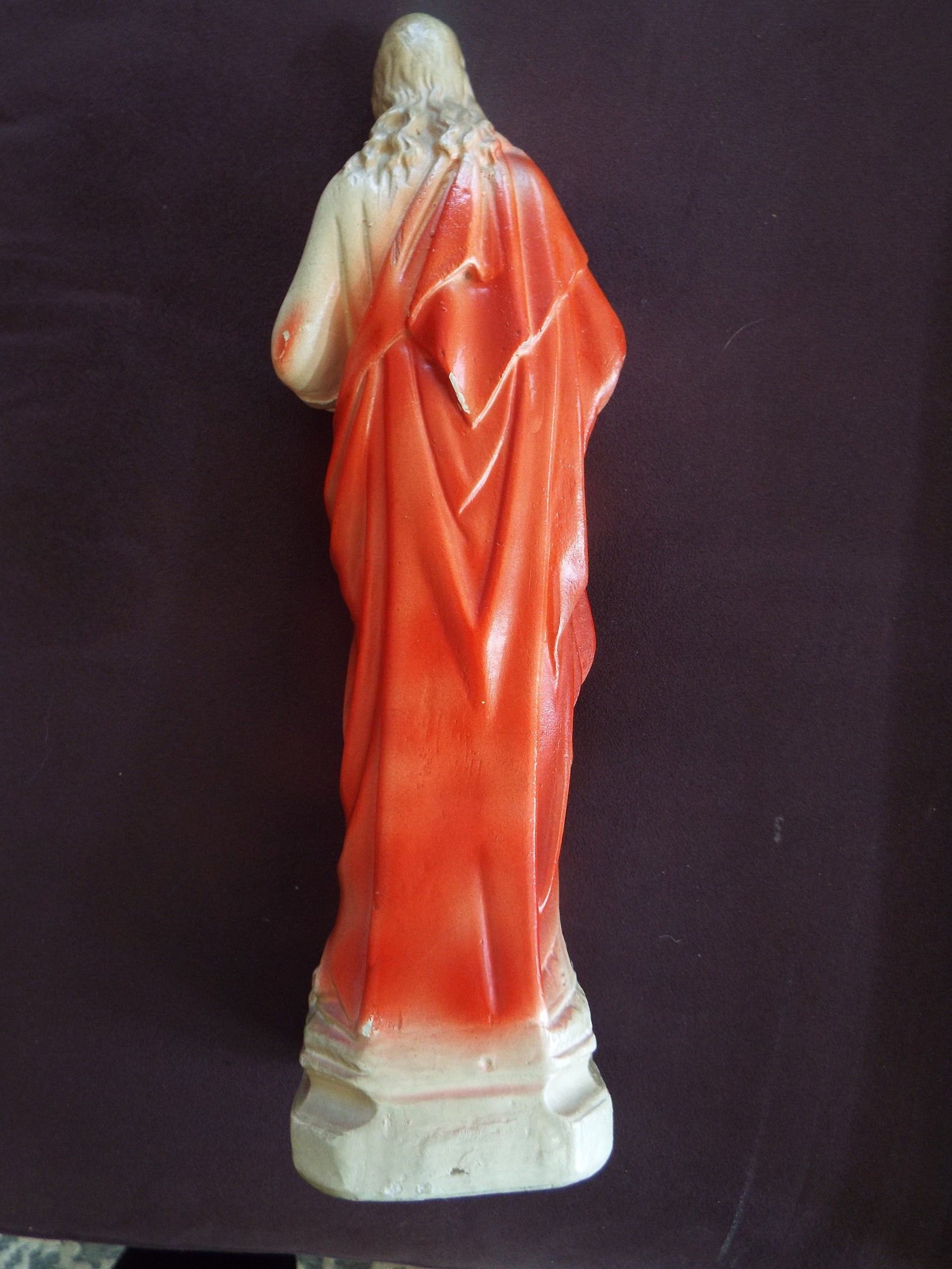 13 Large Religious Statuary Chalkware Altar Shrine Etsy
