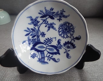 Meissen Cauldon England small  bowl replacement blue white china blue white onion bowl trinket bowl