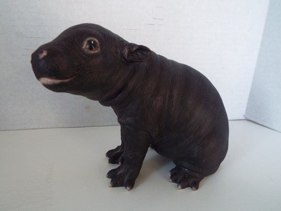 Lenox Smithsonian Endangered Species Series Pygmy Hippo Figurine