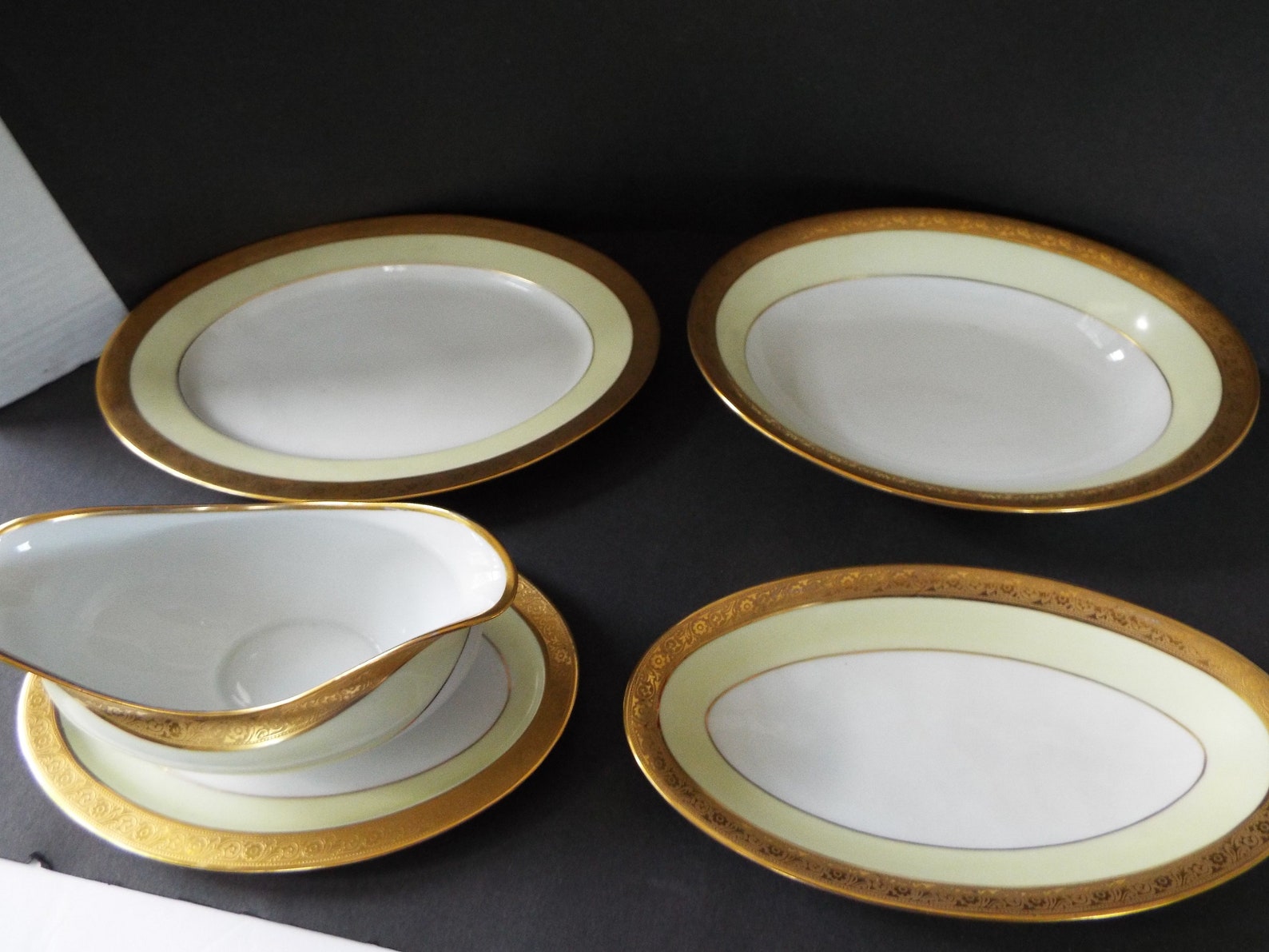 Hutschenreuther Selb LHS Bavarian China Gold Encrusted 9 Etsy