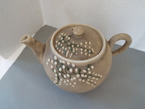 Rockingham Bluebell Pattern Teapot & Stand c.1831-1842