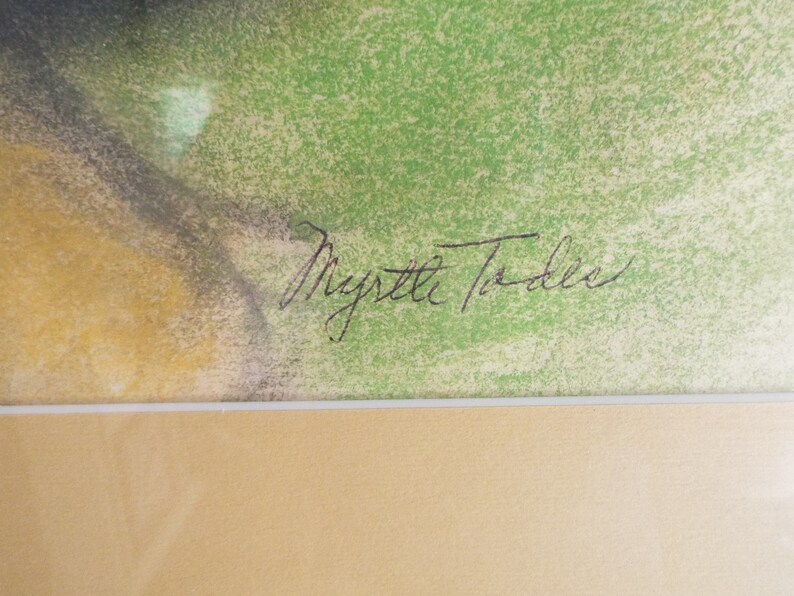 Todee Artist Mytle Todes Art 1950s Abstract Expressionist Painting, Signed Art ...