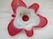 Murano art studio glass centerpiece bowl  FRATELLI TOSO amoeba dish millefiori cane glass cranberry opalescent 