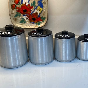 Kromex Tea Canister - Etsy