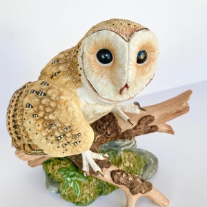 The Barn Owl from the Majestic Owls of the Night Collection / Owl Sculpture /  1996 The Hamilton Collection / By Maruri