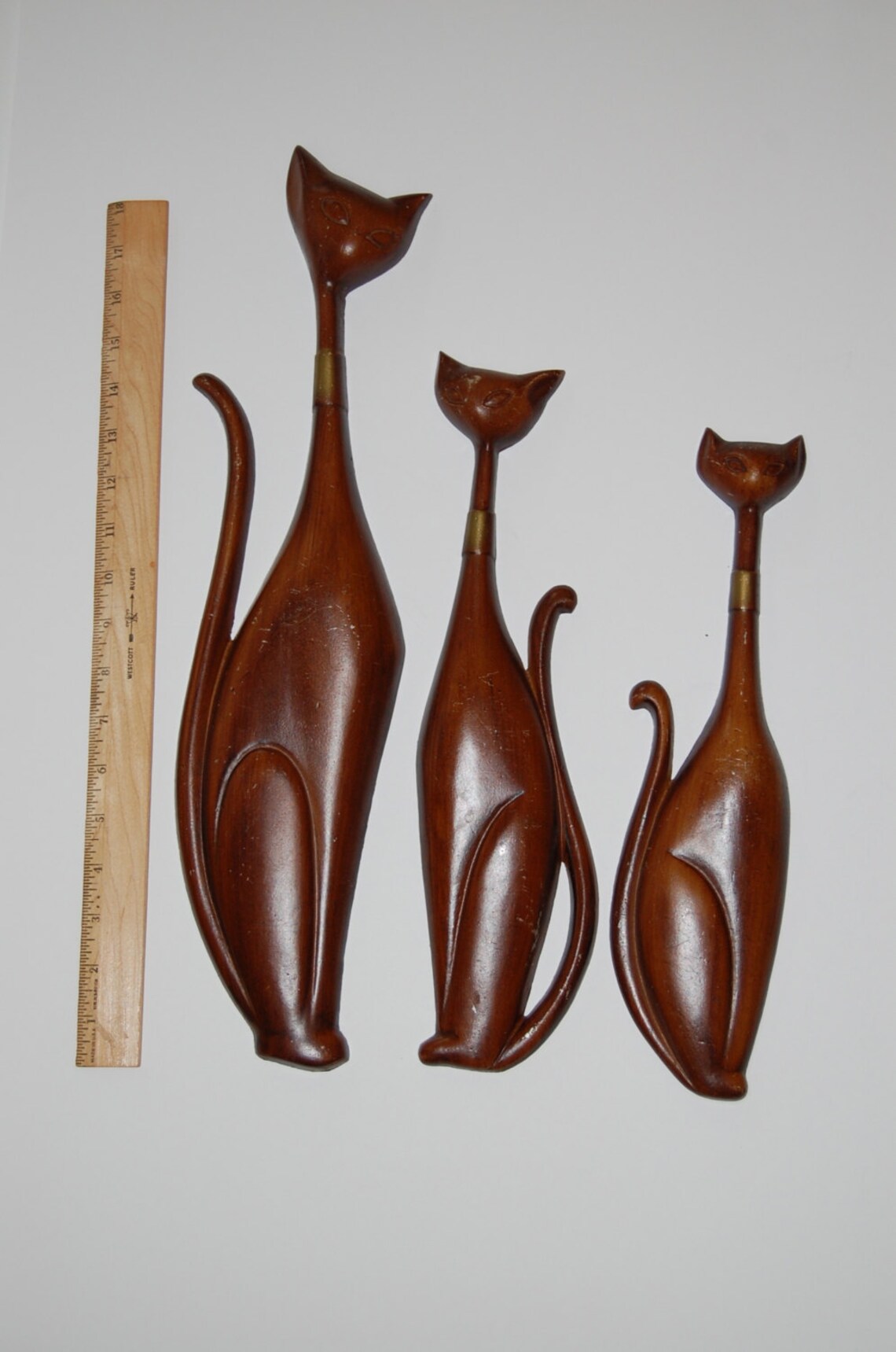 Sexton Cats Set of Three Wall Art Cat Lover Decor Etsy