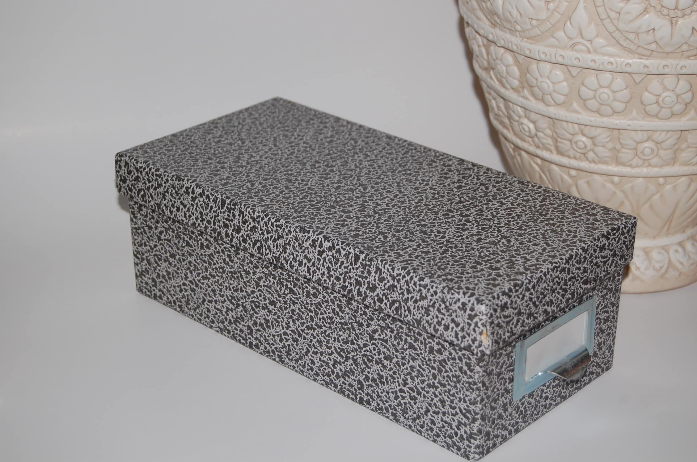 Sturdy GlobeWeis® Fiberboard Index Card Storage Box / Holds Etsy