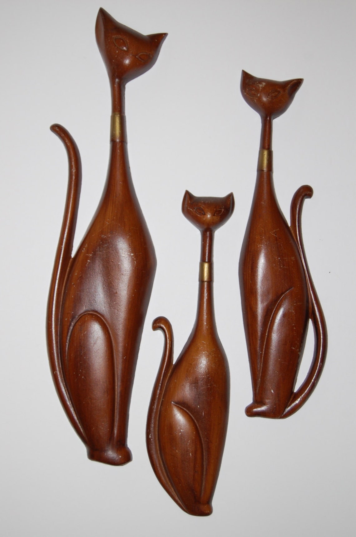 Sexton Cats Set of Three Wall Art Cat Lover Decor Etsy