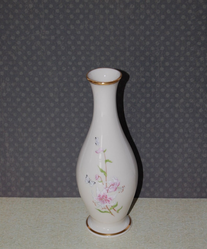 Lenox Eternal Love Vase Love Birds Bud Vase Lenox Porcelain Bird Floral Design Limited Edition Lenox Collectibles Cherished Gift