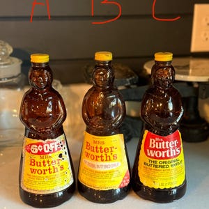 Mrs. Butterworth Bottle - Etsy