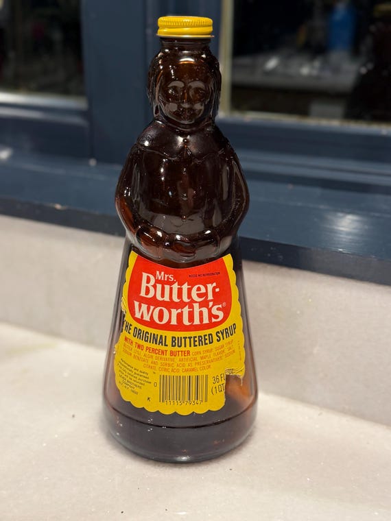 1977 36 Oz Mrs Butterworth