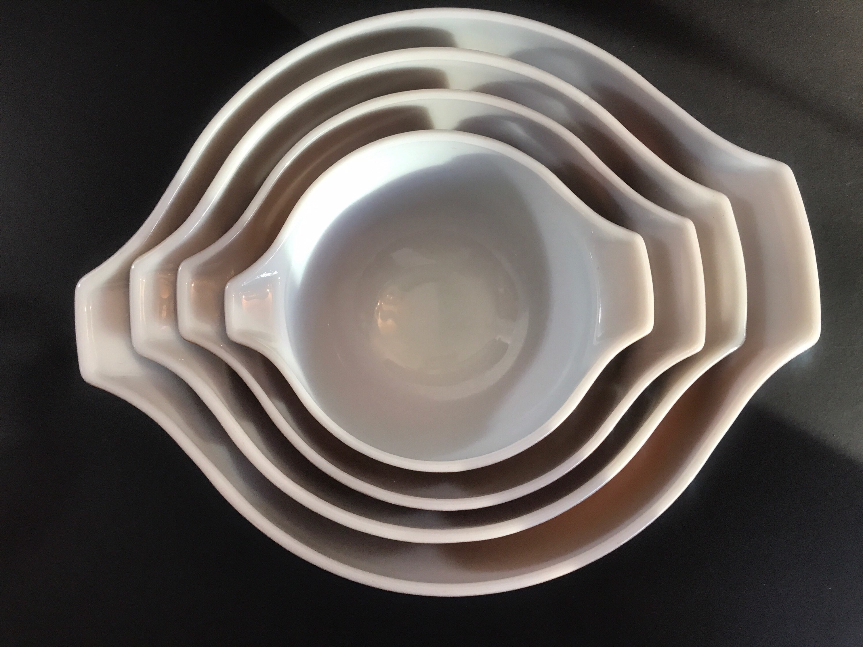 Vintage Pyrex Old Orchard Mixing Bowl Set, 1970s Cinderella Bowls