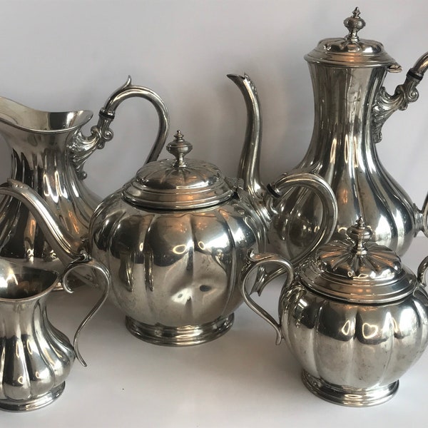 Pewter Tea Set Etsy