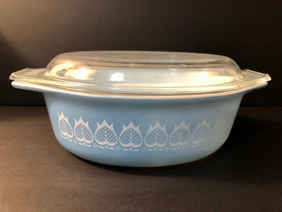 Pyrex blue tulip hotsell