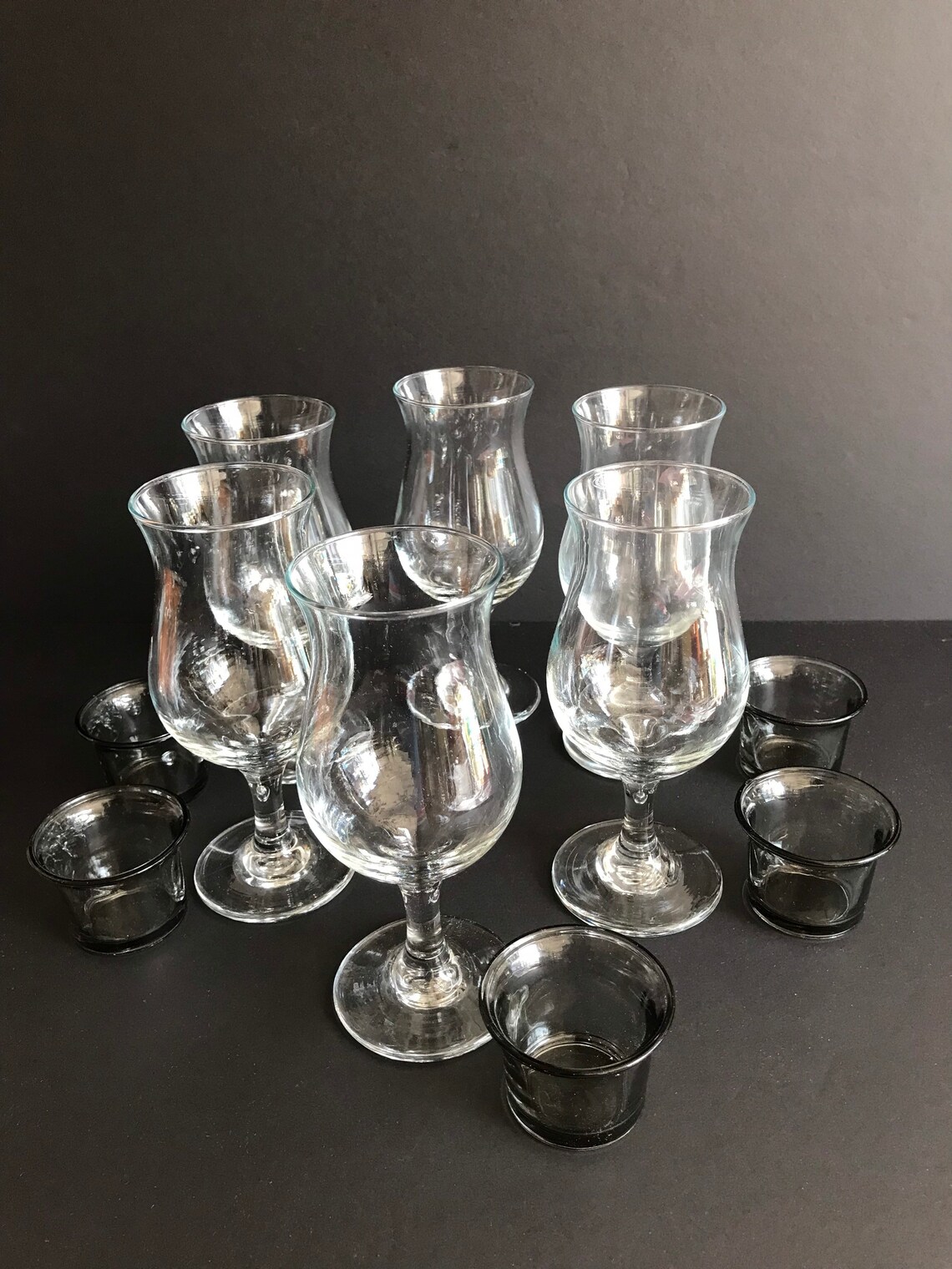 Vintage Glassware Made in USA Libbey Sangria Set of 13 pcs Etsy
