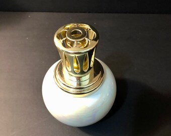 Vintage Lampe Berger Perfume Diffuser, Iridescent Porcelain, Le