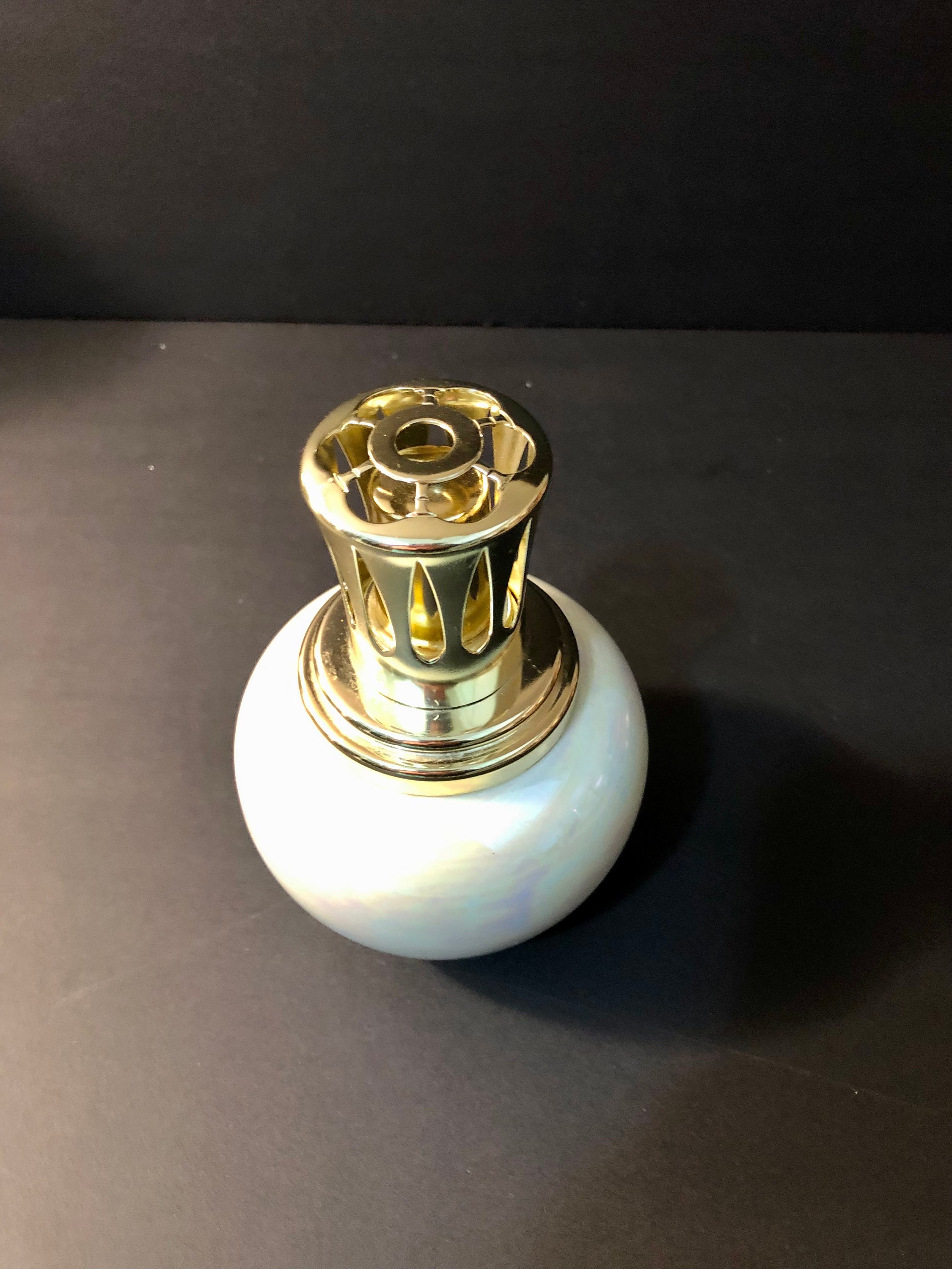 Vintage Lampe Berger Perfume Diffuser, Iridescent Porcelain, Le