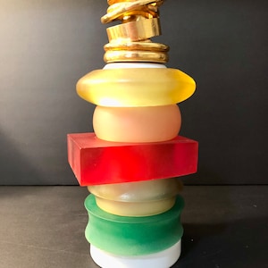 Lampada Salammbô vintage Berger, Artoria Limoges, prodotta in Francia