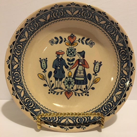 ジョンソンブラザーズ　JOHNSON BROS イギリス製　未使用 Johnson Bros Coaching Scenes Bowl / 英国製 ジョンソンブラザーズ